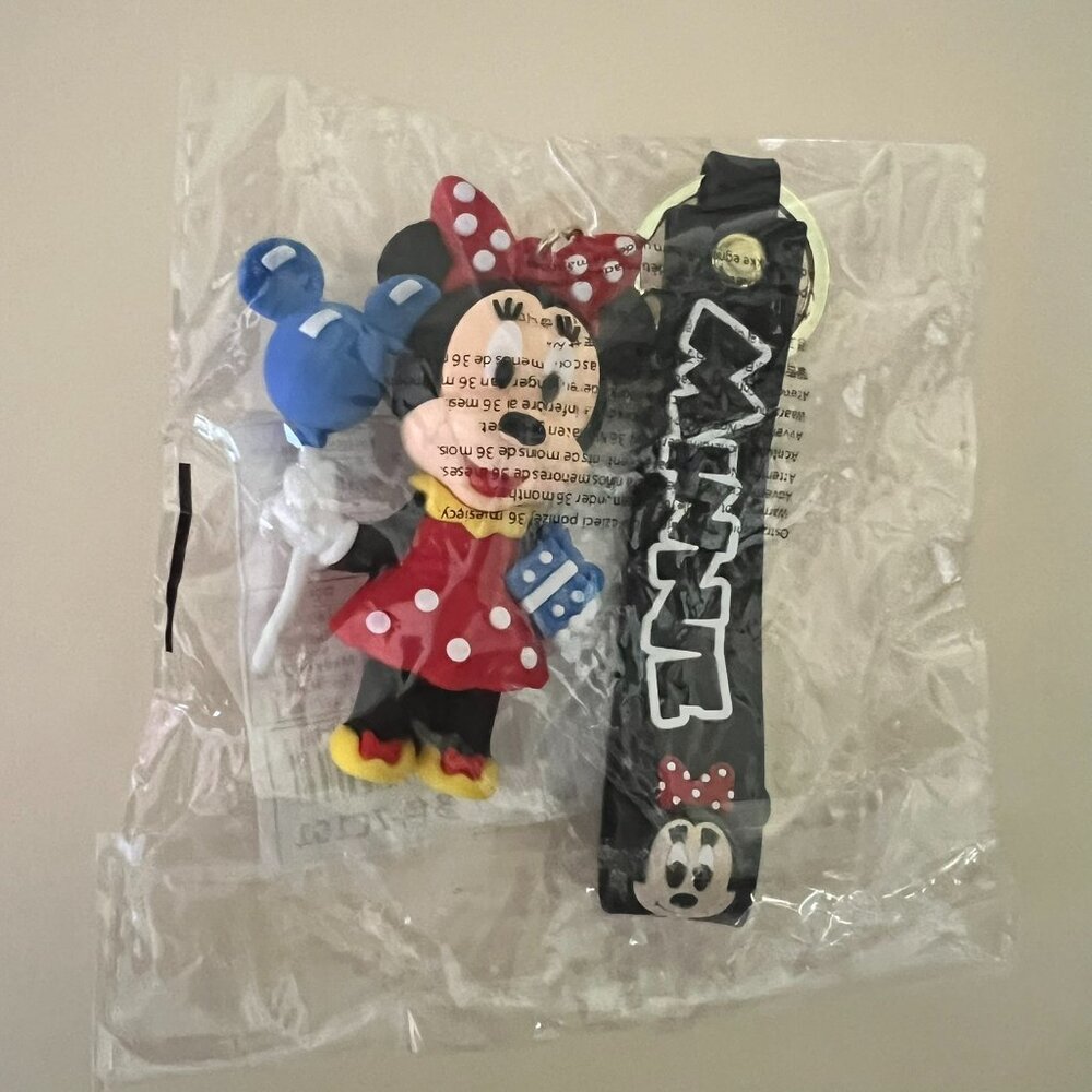 DISNEY Minnie‎ Mouse Keychain Key Fob (BRAND-NEW & SO CUTE!) - Picture 3 of 3
